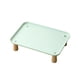 thumbnail image 2 of Soporte elevado para cuenco para gatos, cómodo, lavable, protege el cuello, suministros para mascotas, soporte para plato de alimentación para Verde, 2 of 8