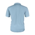 thumbnail image 3 of Blusa y camisa de manga corta con cuello vuelto para hombre, blusa de manga corta de seda helada con solapa y botones para hombre, 3 of 4