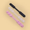 thumbnail image 3 of 4Pack Mask Band Extension Buckle Adjustable Prevent Mask Slipping Silicone Black 8.7x1x0.4in, 3 of 8