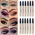 thumbnail image 3 of 1pc Waterproof Eye Shadow Glimmer Stick With Smudger 12 Shimmer Colours, 3 of 15