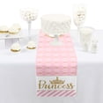 thumbnail image 2 of Big Dot of Happiness Little Princess Crown - Petite Pink and Gold Princess Baby Shower or Birthday Party Paper Table Runner - 12 x 60 inches, 2 of 4