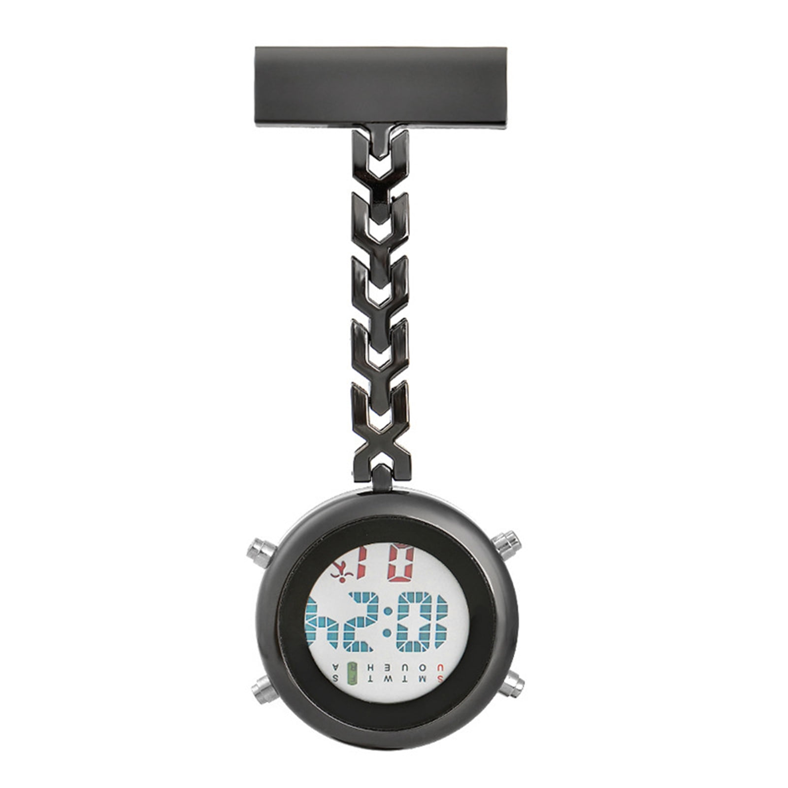 Nurse Watch Pocket Watch MultiFunction Metal Electronic Digital
