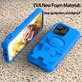 thumbnail image 5 of Dteck for iPhone 16 Pro Max Case with Hidden Stand, Military Grade Drop Protection EVA Shockproof Protective Phone Case for iPhone 16 Pro Max,Blue, 5 of 7