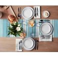 thumbnail image 2 of Nordic Style Stripes Turquoise Home Coffee Table TV Counter Luxury Tablecloth Party Dinner Country Wedding Decoration Tablecloth, 2 of 4