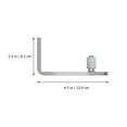 thumbnail image 3 of KAKOWELY 1pc Practical Floor Guide Stop Sliding Door Swing Stop Barn Doors Swing Stopper,4.72X"X2.48"X1.57", 3 of 5