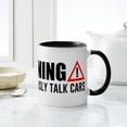 thumbnail image 6 of CafePress - Warning May Spontaneously Talk C - 11 oz Ceramic Mug - Novelty Coffee Tea Cup, 6 of 6