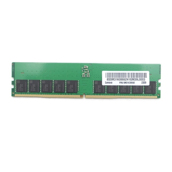 New Genuine Memory 32G DDR5 5600 UDIMM ECC for Lenovo ThinkStation P3 Tower Workstation 5M31E39604