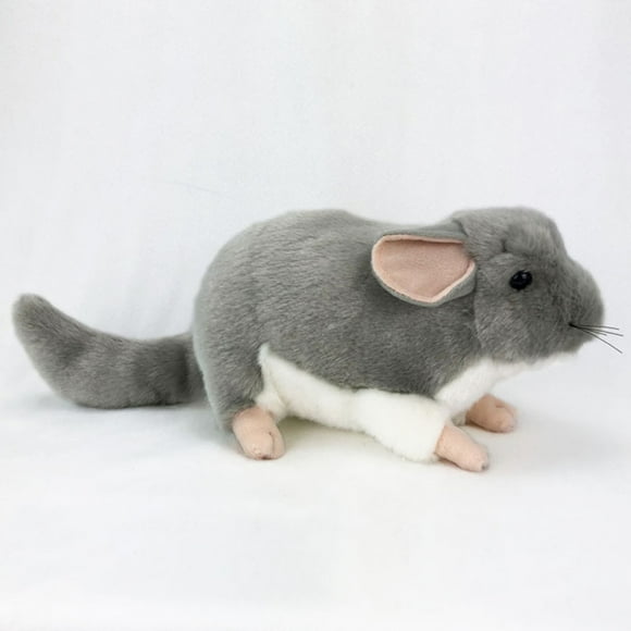 Cute Simulation Chinchilla Plush Toys Simulation Mouse Soft Stuffed Animals Dolls Kids Girls Gift