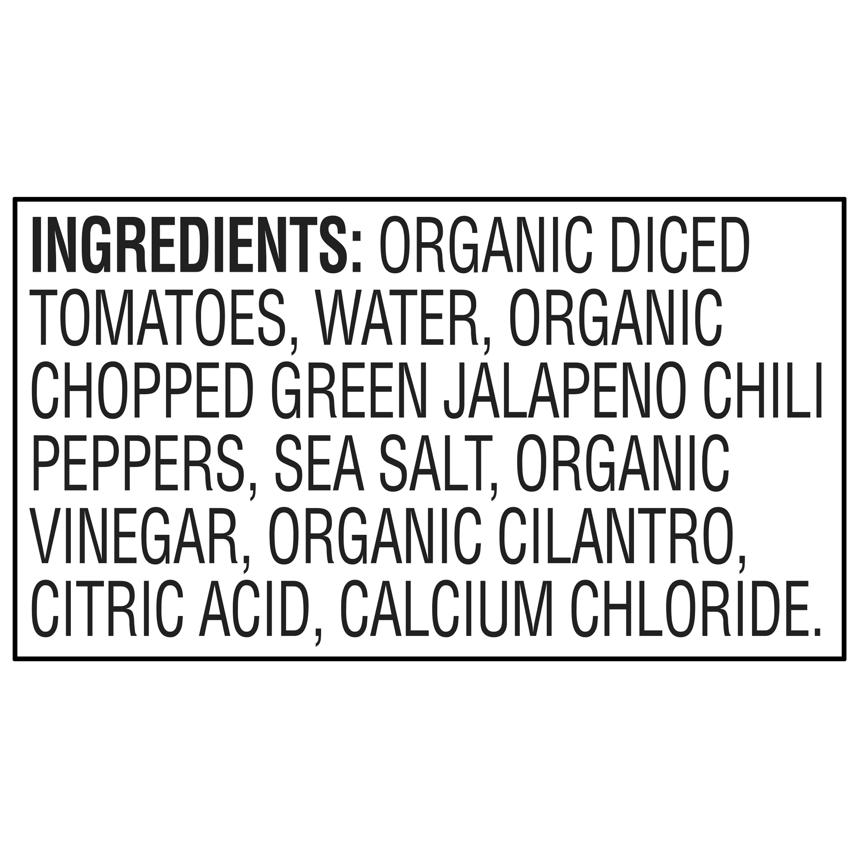 (12 pack) Great Value Organic Diced Tomatoes with Green Chilies, 10 oz