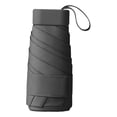 thumbnail image 3 of Mini y lluvioso Baoblaze sombrilla grande resistente protección solar ligera de viaje plegable negro, 3 of 8