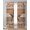 Brown, variant on Western Texas Star Retro Sheer Curtains 84 Inch Length 2 Panels Set for Living Room/Bedroom, Country Farmhouse Teal Brown Wood Grain Kitchen Curtains Grommet Curtains Window Treatments 42"x84"x2