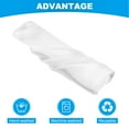 thumbnail image 3 of Uxcell Satin Table Napkins Polyester Table Napkin for Weddings and Restaurants White, 3 of 6