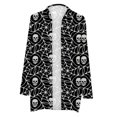 thumbnail image 4 of Cárdigan de mujer con parte delantera abierta, camiseta de manga larga, cárdigan de otoño, cárdigan suelto, camisa estampada, cárdigan, Top, cárdigan de fiesta, camisa Odeerbi ODB-2, 4 of 5