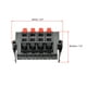 thumbnail image 2 of Conector de terminal de altavoz de resorte de 8 vías, clip de liberación, bloque de terminales de cable de audio negro rojo WP8-11, 2Pcs, 2 of 3