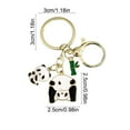 thumbnail image 3 of Cute Metal Keychain with Creative Patterns, Lightweight Alloy Key Ring for Daily Use, Decorative Pendant for Keys, Backpacks and Gift Giving for Friends(B), 3 of 6