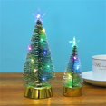 thumbnail image 3 of Christmas Tree Colorful Luminous Snow Pine Decoration  Art Craft Gift for Tabletop Window Floor  M, 3 of 9