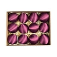 thumbnail image 5 of Cheapark Glossy Velvet Christmas Hanging Ball Ornaments, Satin Finish Tree Decorations, Set Of 12, 2.8 Inch, 5 of 5