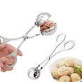 thumbnail image 2 of Huayishang Kitchen Clips Stainless Steel Meatball Maker Meatball Clip Diy Fish Ball Mold Food Clip Kitchen Creative Meatball Maker, Kitchen Essentials Clearance Sale Silver, 2 of 8