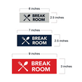 thumbnail image 2 of Basic Break Room Sign (Walnut) - Medium, 2 of 5