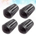 thumbnail image 1 of OULII 4 Pcs Couvre-Pieds en Caoutchouc Noir Coussinets Antidérapants pour Accessoires de Bâtons de Randonnée, 1 of 6