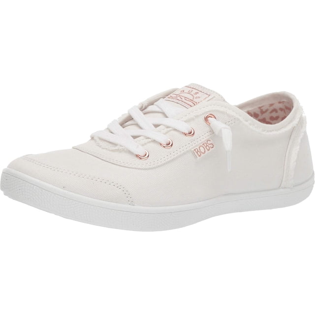 Zapatillas Skechers Bobs B Cute para mujer, espuma viscoelástica, color blanco