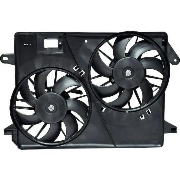 Radiator Fan Assembly - Compatible with 2009 - 2010, 2012 - 2021 Dodge Charger 2013 2014 2015 2016 2017 2018 2019 2020
