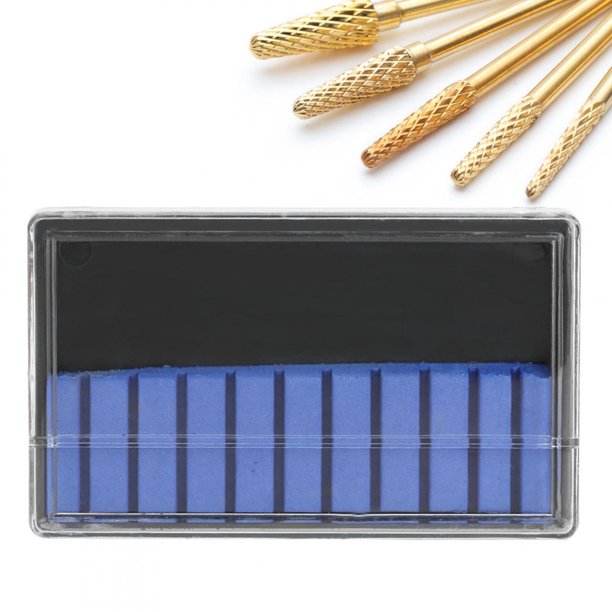 Estuche de almacenamiento de brocas de mano de obra exquisita de plástico contenedor de brocas fácil de llevar para salón de belleza en el hogar Tienda de salón Tienda de ANGGREK Otros