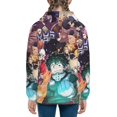 thumbnail image 4 of My Hero Academia Youth Sweatshirt 3D Printed Hoodie Activewear Teenager Winter Full-Zip Drawstring Jacket Coats Active Pullover Hooded Blouse For Boys Girls Medium, 4 of 8
