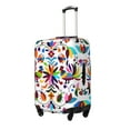 thumbnail image 2 of Daiia Mexican Bright Style Luggage Cover, Thickened Washable Travel Luggage Covers, Elastic Unique Baggage Covers for 18-20 inch Luggage-Medium, 2 of 9