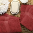 thumbnail image 4 of Superior Hymnia Egyptian Cotton Face Towel Set, Red, 4 of 6