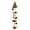 D, variant on Reindeer Lighted Christmas Hanging Decor, 3.3 Ft LED Door Ornament with Snowflakes Bells for Front Porch Indoor Outdoor Holiday Decor