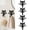 Black, variant on 4 Pcs Cute Cat Metal Hooks Wall Mount Iron Black Decorative Wall Mounted Coat Hooks Cute Animal Key Hanger Decor Cat Lover Gifts for Clohes, Towels, Hats