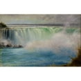 thumbnail image 2 of George Inness 14x11 Gold Ornate Wood Frame and Double Matted Museum Art Print Titled - Niagara Falls (1885), 2 of 4