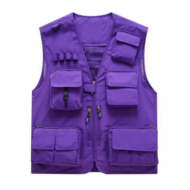 Gilet Utilitaire pour Femmes, Gilet Léger pour l'Extérieur, Gilet de Photographie Multi-Poches, Haut Matelassé Décontracté à Col en V, Pièce Confortable pour la Randonnée, Usage Quotidien