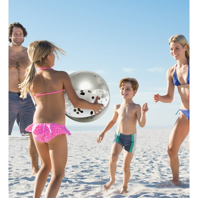 Silver beach balls outlet