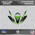 thumbnail image 3 of Kalair GFX Graphics Kit for Kawasaki ATV KFX 450R (2008-2014) Fracture Series, 3 of 6