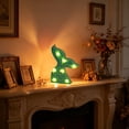thumbnail image 5 of Mermaid Tail LED Night Light, Glowing Tabletop Decor for Bedroom , Battery Operated Decorative Lamp with Scale Texture, 5 of 6