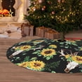 thumbnail image 6 of Yiaed Sunflower Skull Boho Print Christmas Tree Skirt , Tree SkirtsTree Mat for Christmas Winter Holiday Indoor Decorations-36", 6 of 7