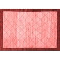 thumbnail image 1 of Ahgly Company Machine Washable Indoor Rectangle Abstract Red Modern Area Rugs, 3' x 5', 1 of 4