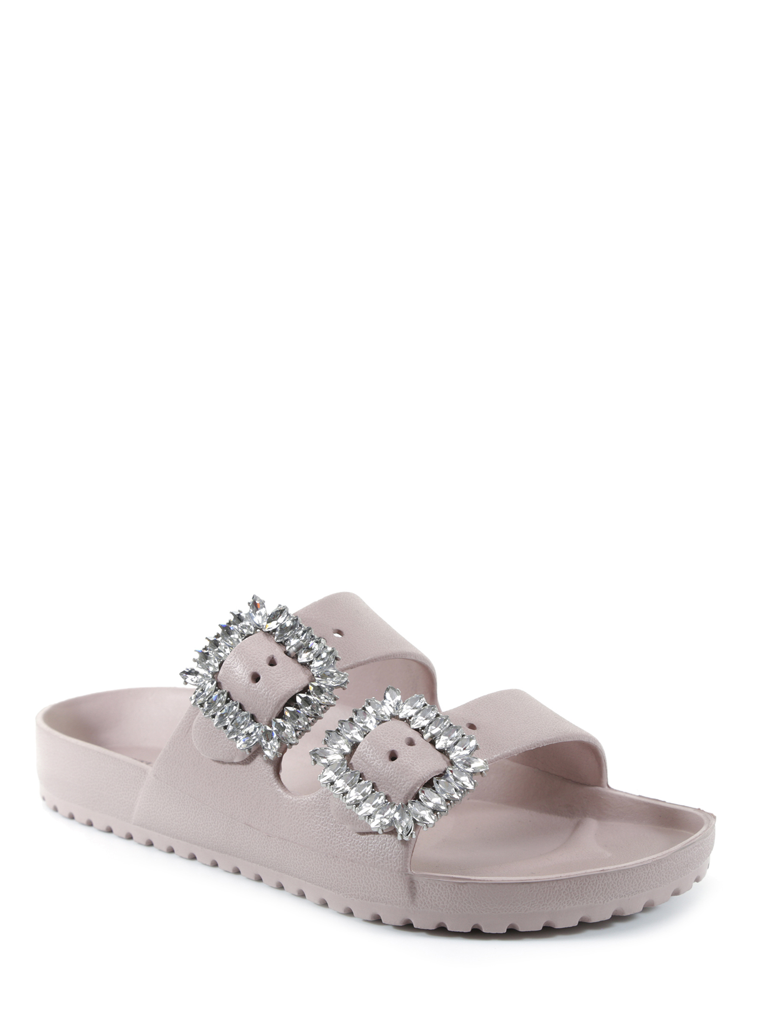PORTLAND by Portland Boot Company Women's Rhinestone Buckle EVA Footbed  Sandal - Walmart.com
