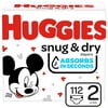 Huggies Snug & Dry Baby Diapers, Size 2, 112 Ct