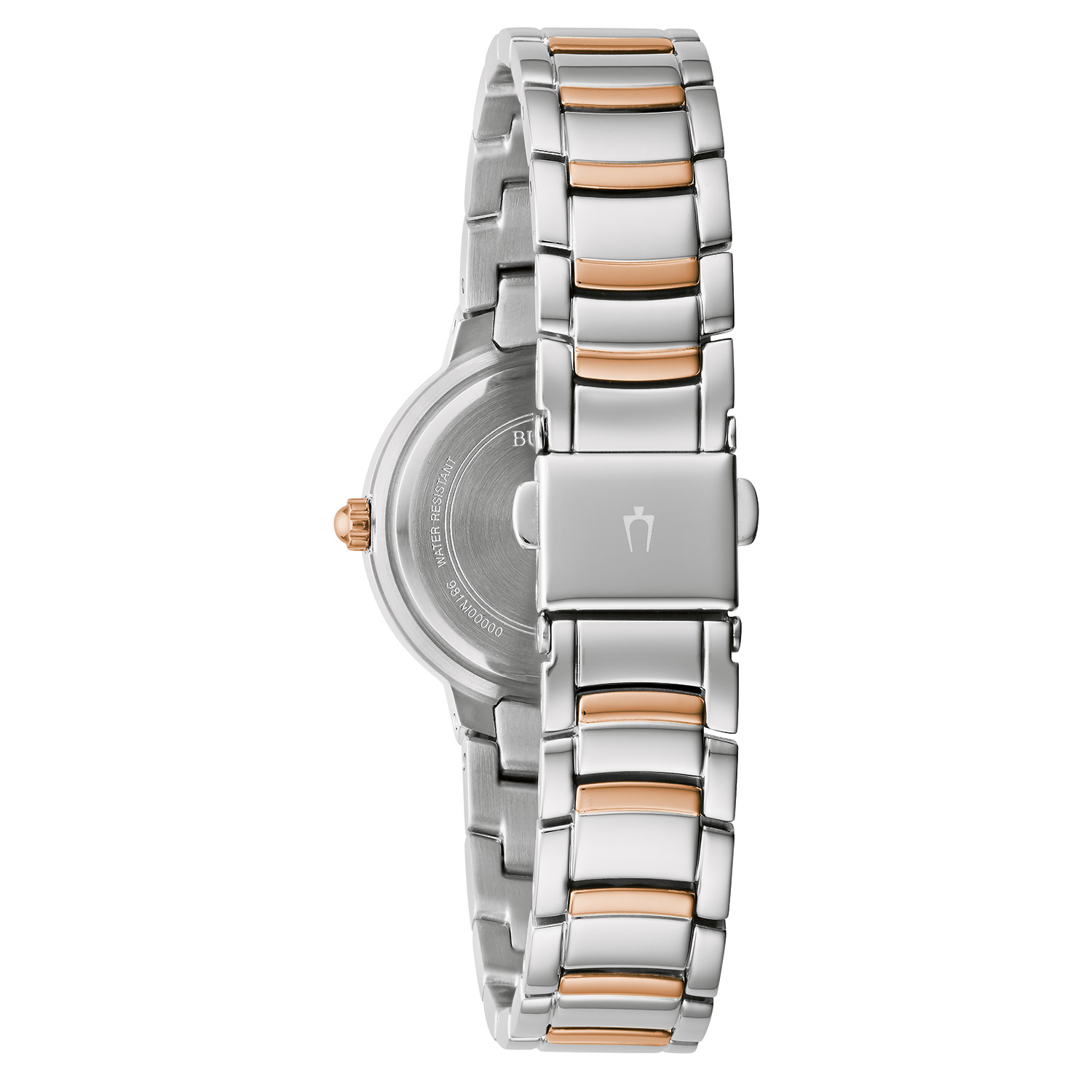 Bulova Women's Two Tone Stainless Steel Bracelet Watch 98L272
