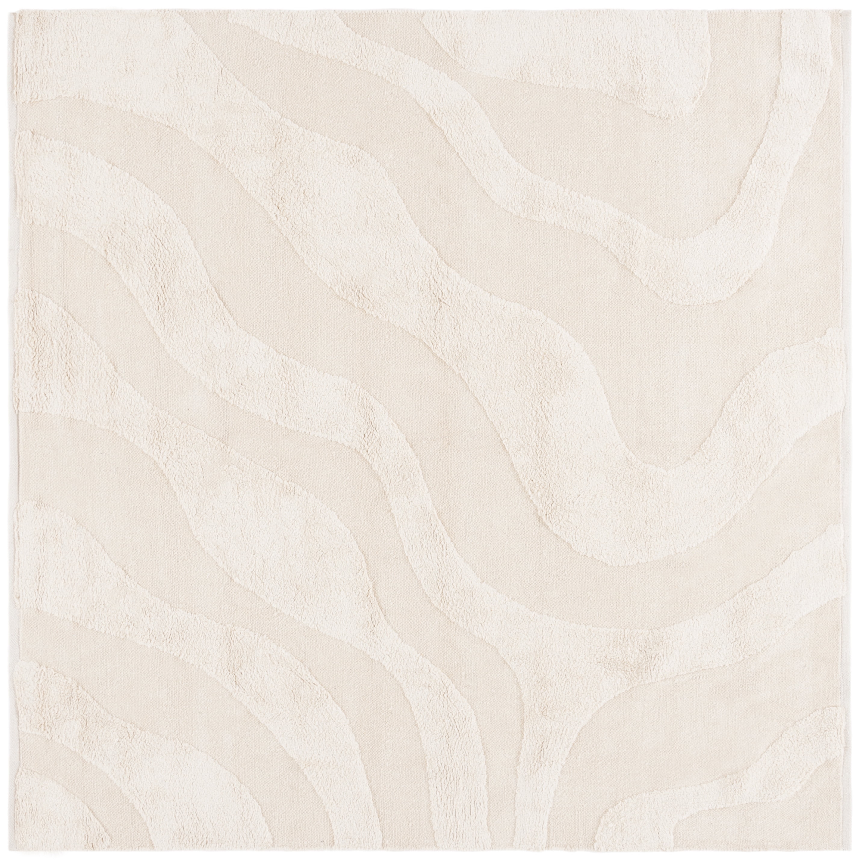 Safavieh Easy Care Lyla Geometric Area Rug, Ivory, 6' x 6' Square