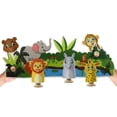 thumbnail image 1 of 5 marionetas de de animales de dibujos animados con accesorios de perfke Marioneta de dedo, 1 of 8