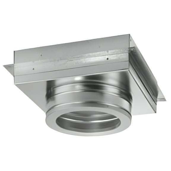 284606 6 Square Support Box (unpainted) Dura-Tech Chimney