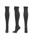 thumbnail image 2 of JGTDBPO Knee High Stockings For Women Solid Color Cotton Knit Over-The-Knee Stockings Extra Long Knit Socks Girls Holiday Outfits Lengthened Floor Stockings Wool Pile Stockings, 2 of 3