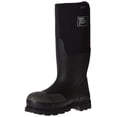 thumbnail image 1 of Botas de lluvia de trabajo BOGS Forge, altas, industriales, con punta de acero para hombre, negras, 1 of 1