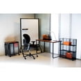 thumbnail image 5 of Safco Alday 24/7 Task Chair - Black Polyester Seat - Black Vinyl Back - 5-star Base - Black - 1 Each, 5 of 6