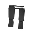 thumbnail image 1 of 1 Paire Protège-Pieds Tibia MMA Fournit Protection d'Entraînement Fournit Protection Élastique de Boxe Taekwondo Noir et M, 1 of 5
