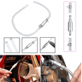 thumbnail image 2 of Car Motorcycle Clutch Brake Bleeder Hose One Way Valve Tube Bleeding Tool Set US, 2 of 19